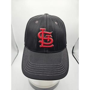 Fan Favorite‎ Men's St Louis Cardinals Baseball Cap Black Red Adustable